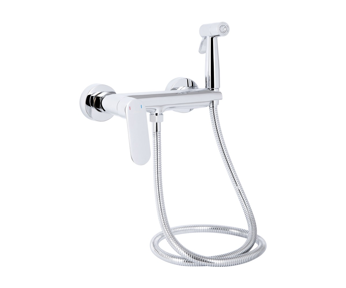 Змішувач для гігієнічного душу Qtap Evia QTEVI262CRM47582 Chrome QTAP  QTEVI262CRM47582 QTEVI262CRM47582