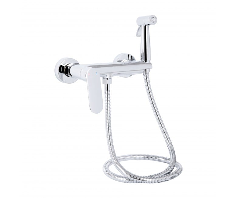 Змішувач для гігієнічного душу Qtap Evia QTEVI262CRM47582 Chrome QTAP  QTEVI262CRM47582 QTEVI262CRM47582
