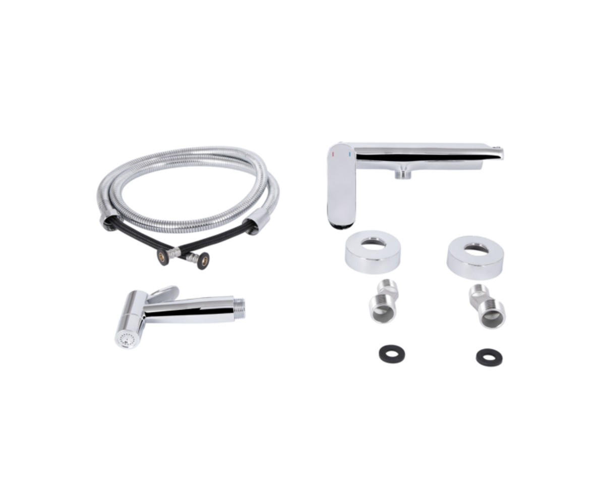 Смеситель для гигиенического душа Qtap Evia QTEVI262CRM47582 Chrome  QTEVI262CRM47582:Фото 2