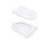 Унитаз напольный Qtap Evia Ultra Quiet 630×350×795 мм с сиденьем Soft-close, White QTEVI27W49258  QTEVI27W49258:Фото 2