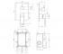 Смеситель для душа  FORM QTFORM01022SQ:Чертеж 