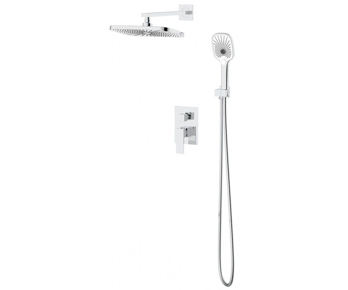 Душевая система без термостата QTAP GEMINI QTGEM113CRM45696 QTGEM113CRM45696