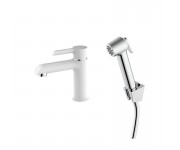 Смеситель для раковины с душем QTAP GRAND QTGRA272CRW45671