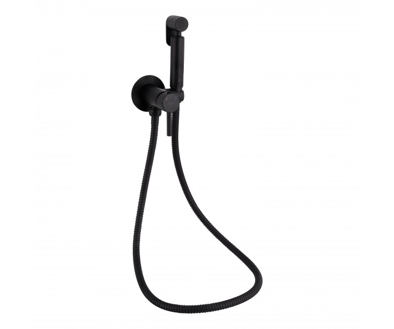 Набор для гігієнічного душу Qtap Inspai-Varius округлий QTINSVARBСRV00440001 Black Matt QTAP  QTINSVARBRV00440001 QTINSVARBRV00440001