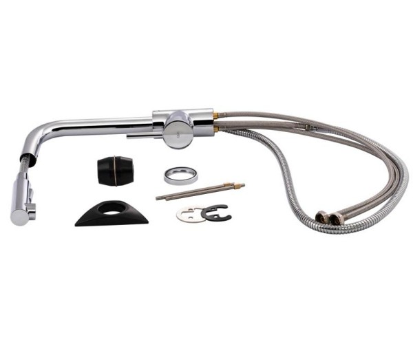 Смеситель с лейкой на 2 режима  KUCHYNE QTKUCH91107FC:Фото 3