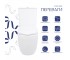 Унитаз напольный Qtap Leo Ultra Quiet 620×355×790 мм с сиденьем Soft-close, White QTLEO27W49261  QTLEO27W49261:Фото 3