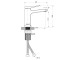 Смеситель для раковины низкий Qtap Nando QTNAN270CRM48649 Chrome  QTNAN270CRM48649:Фото 3