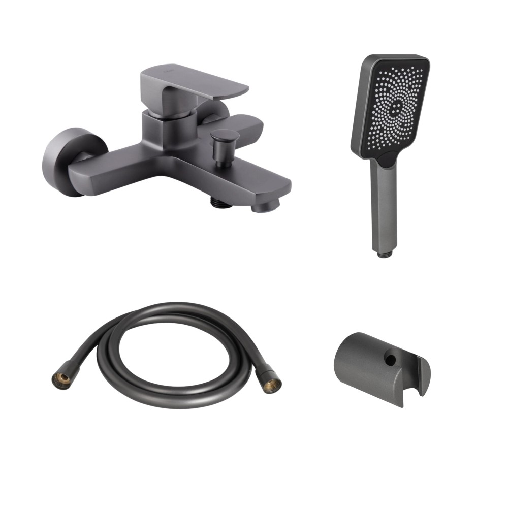 Смеситель для ванны и душа QTAP LIPNO QTNH3023101DG47273 QTNH3023101DG47273