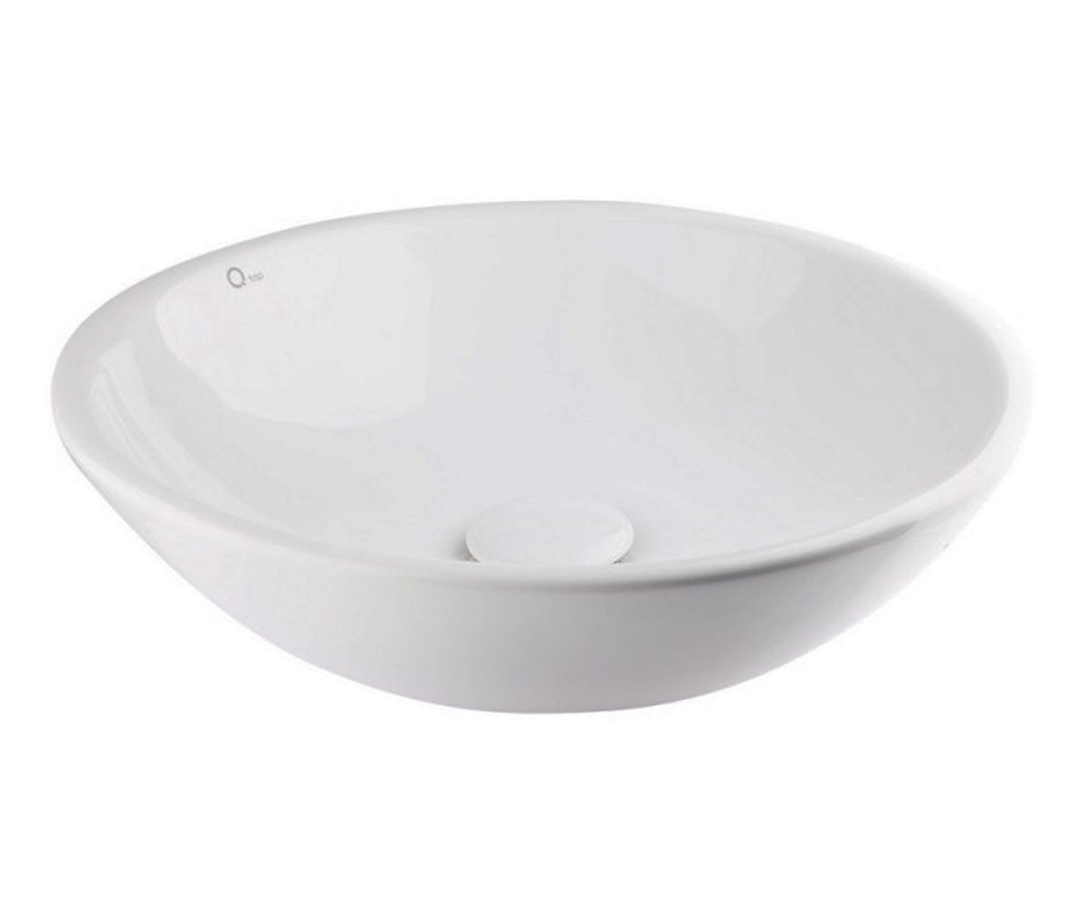 Раковина кругла 40,5 см QTAP OWL QTOWLWHI415F008 QTOWLWHI415F008