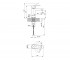 Смеситель на умывальник  PLANICE QTPL1015107C:Чертеж 