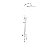 Душова система універсальна Qtap Presto на три споживача (з виливом) QTPRE111CRW45580 Chrome/White QTAP  QTPRE111CRW45580