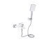 Змішувач для ванни Qtap Presto (з душовим гарнітуром) QTPRE259CRW45579 Chrome/White QTAP  QTPRE259CRW45579 QTPRE259CRW45579