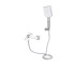 Смеситель для ванны Qtap Presto (c душевым гарнитуром) QTPRE259CRW45579 Chrome/White  QTPRE259CRW45579:Фото 3