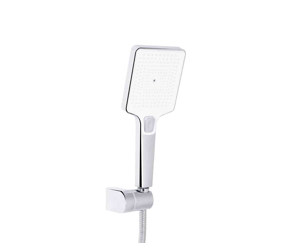 Смеситель для ванны Qtap Presto (c душевым гарнитуром) QTPRE259CRW45579 Chrome/White  QTPRE259CRW45579:Фото 5