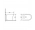 Биде напольное Qtap Presto 540×340×400 White QTPRE29W43056  QTPRE29W43056:Чертеж 