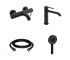 Комплект для ванни Qtap Robin Black: Змішувачі QTROB3060102B+QTROB1060M102B+Шланг QTHADPVCSQ160B+Лійка QTRUC125BLM45776 QTAP  QTROB3060102B48134 QTROB3060102B48134