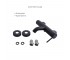 Комплект для ванной Qtap Robin Black: смесители QTROB3060102B+QTROB1060M102B+держатель QT829910842854OB+шланг QTHADPVCSQ160B+лей