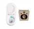 Комплект Qtap Robin Marble 3 в 1: унитаз подвесной Ultra Quiet + биде подвесное + раковина накладная QTROBMR49160  QTROBMR49160: