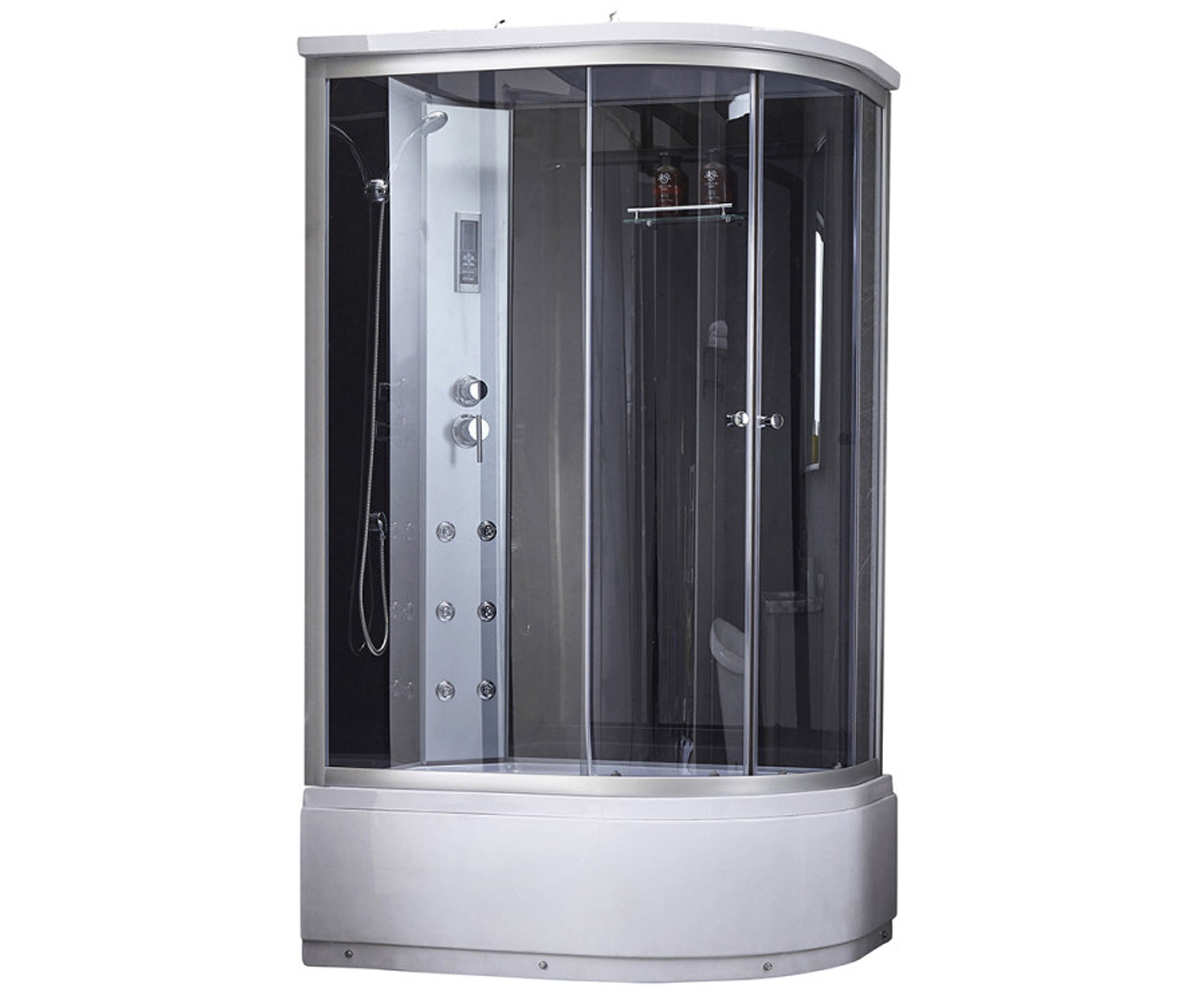 Лівобічний бокс 120х80 см QTAP  QTSBM120802LSATBG QTSBM120802LSATBG