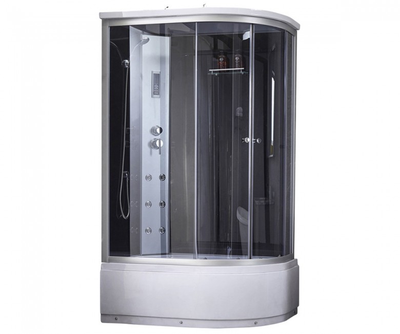 Лівобічний бокс 120х80 см QTAP  QTSBM120802LSATBG QTSBM120802LSATBG