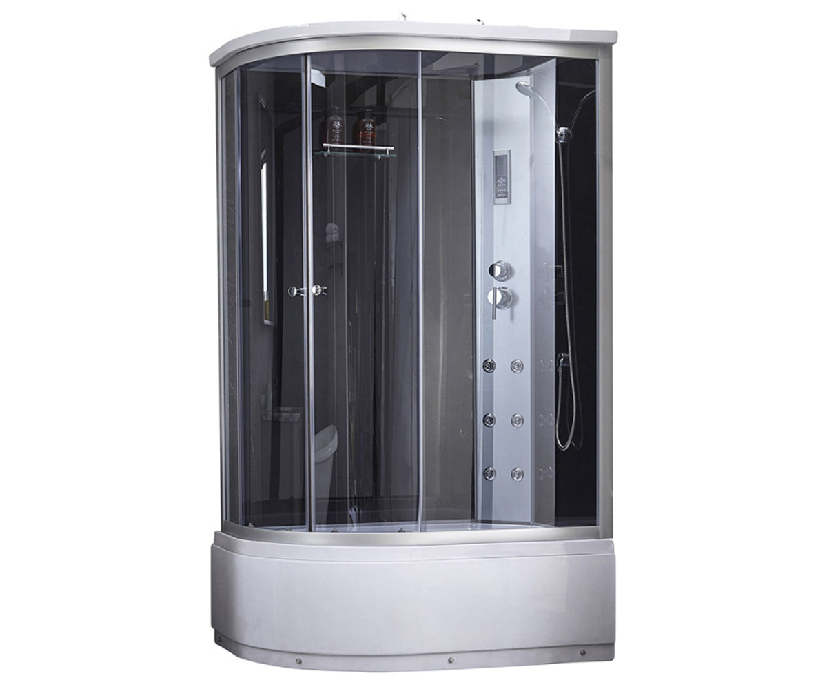 Правобічний бокс 120х80 см QTAP  QTSBM120802RSATBG QTSBM120802RSATBG