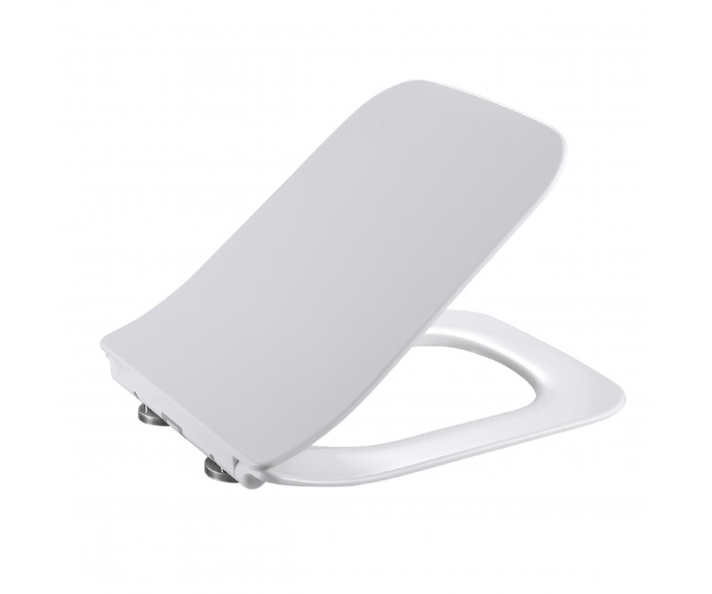 Qtap Сиденье для унитаза (Crow 640) 460x350x47 мм, White, с микролифтом, Slim Duroplast, Quick Release QTSC179W48700 QTAP  QTSC179W48700 QTSC179W48700