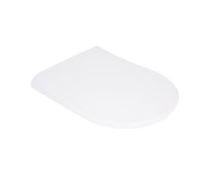 Qtap Сидіння для унітаза (Robin 490, Scorpio 490) 430x363x60 мм, White, з мікроліфтом, Slim Duroplast, MagLock QTSC179W48915 QTAP  QTSC179W48915