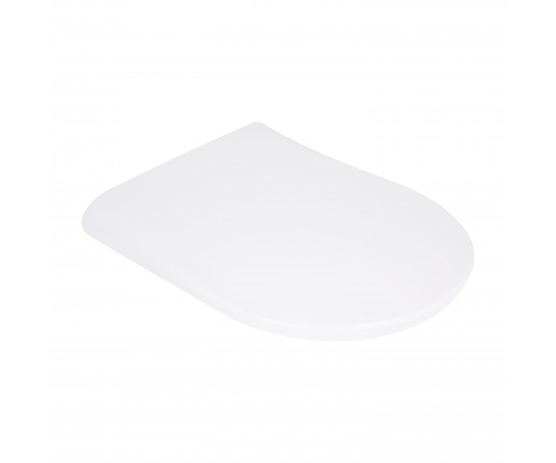 Qtap Сидіння для унітаза (Robin 490, Scorpio 490) 430x363x60 мм, White, з мікроліфтом, Slim Duroplast, MagLock QTSC179W48915 QTAP  QTSC179W48915 QTSC179W48915