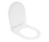 Qtap сиденье для унитаза (Robin 490, Scorpio 490) 430x363x60 мм, White, с микролифтом, Slim Duroplast, MagLock QTSC179W48915  QT