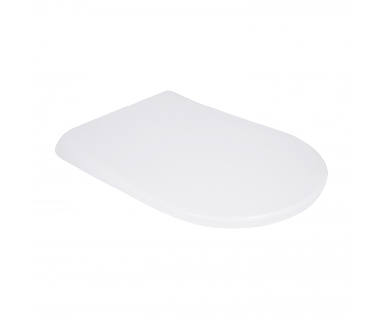 Qtap Сидіння для унітаза (Robin 520, Scorpio 520) 465x363x60 мм, White, з мікроліфтом, Slim Duroplast, MagLock QTSC179W48916 QTAP  QTSC179W48916 QTSC179W48916