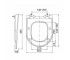 Qtap сиденье для унитаза (Robin 520, Scorpio 520) 465x363x60 мм, White, с микролифтом, Slim Duroplast, MagLock QTSC179W48916  QT