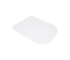Сидіння для унітазу Qtap (Stork, Aquarius 630) 420x336x22 мм, White, з мікроліфтом, Slim Duroplast, Quick Release QTSC179W49263 QTAP  QTSC179W49263 QTSC179W49263