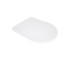 Сидіння для унітазу Qtap (Evia, Arvin, Leo 630) 410x330x22 мм, White, з мікроліфтом, Slim Duroplast, Quick Release QTSC179W49264 QTAP  QTSC179W49264 QTSC179W49264
