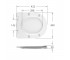 Сиденье для унитаза Qtap (Taurus 490) 422x360x30 мм, White, с микролифтом, Slim Duroplast, Quick Release QTSC179W49383  QTSC179W