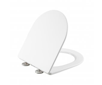 Сидіння для унітазу Qtap (Taurus 490) 422x360x30 мм, White, з мікроліфтом, Slim Duroplast, Quick Release QTSC179W49383  QTAP QTSC179W49383
