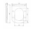 Сиденье для унитаза Qtap (Gemini 490) 428x344x37,5 мм, White, с микролифтом, Slim Duroplast, Quick Release QTSC179W49385  QTSC17