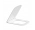 Сидіння для унітазу Qtap (Gemini 490) 428x344x37,5 мм, White, з мікроліфтом, Slim Duroplast, Quick Release QTSC179W49385 QTAP  QTSC179W49385 QTSC179W49385