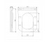 Сиденье для унитаза Qtap (Gemini 520) 448x357x38,5 мм, White, с микролифтом, Slim Duroplast, Quick Release QTSC179W49386  QTSC17