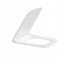 Сидіння для унітазу Qtap (Gemini 520) 448x357x38,5 мм, White, з мікроліфтом, Slim Duroplast, Quick Release QTSC179W49386 QTAP  QTSC179W49386 QTSC179W49386