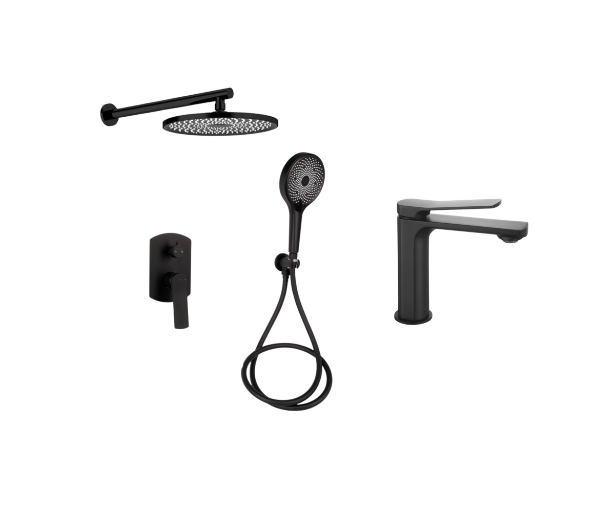 Комплект змішувачів QTAP SLAVONICE QTSLA113BLM4590047716 QTSLA113BLM4590047716