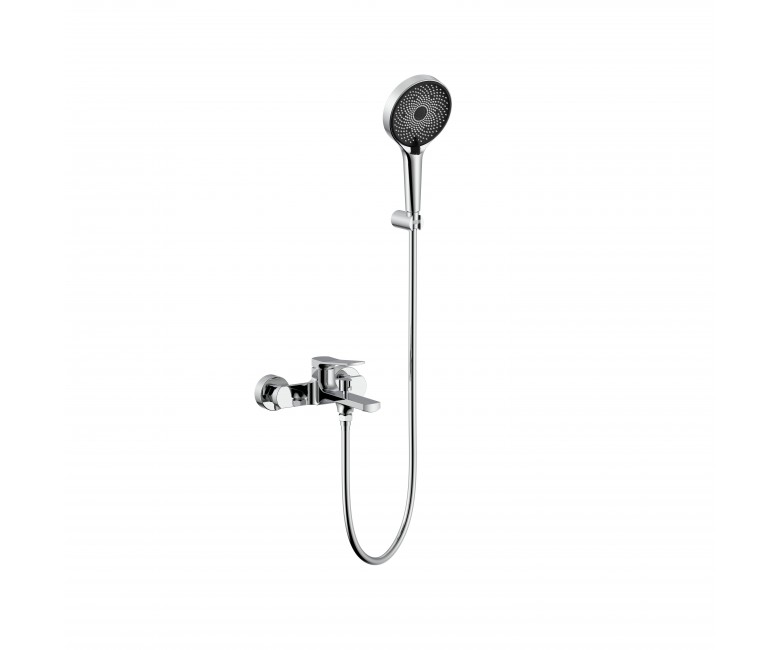 Змішувач для ванни Qtap Slavonice (з душовим гарнітуром) QTSLV259CRM48034 Chrome QTAP  QTSLV259CRM48034 QTSLV259CRM48034