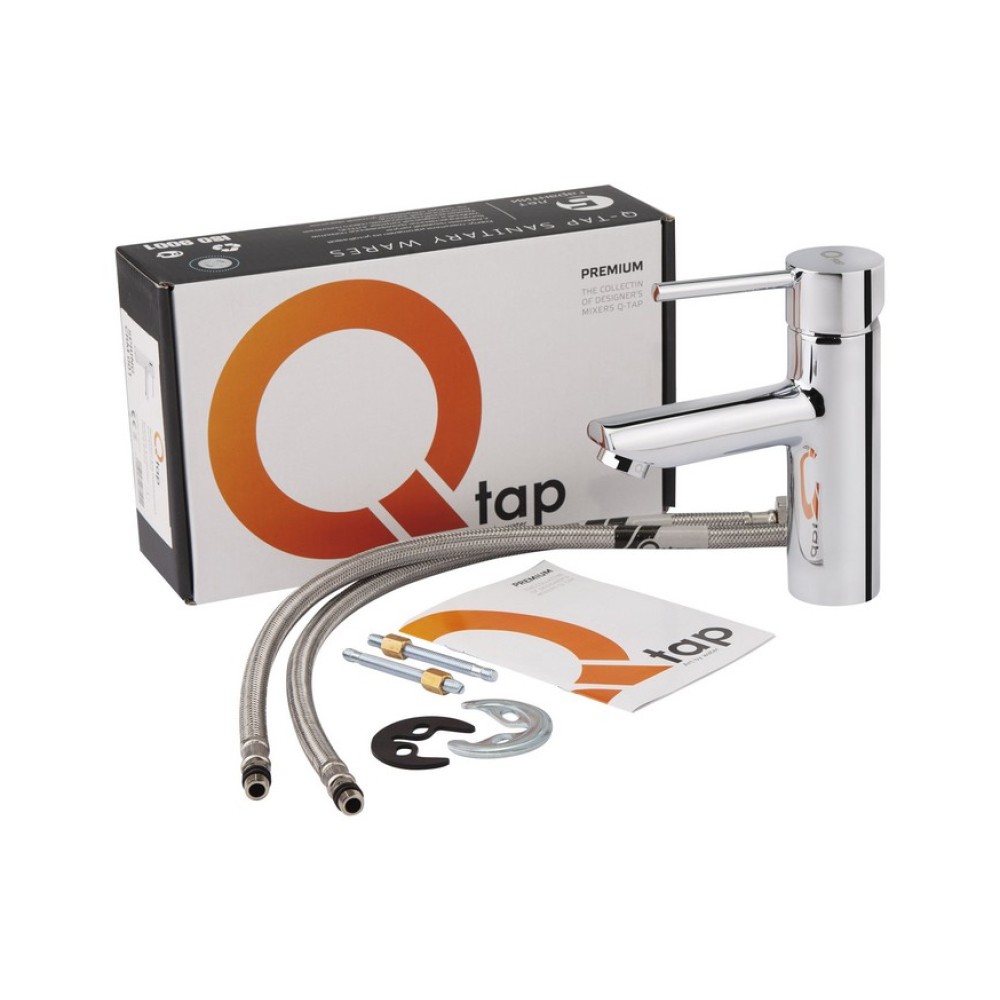 Смеситель для раковины Qtap Spring QTSPRCRM001 Chrome  QTSPRCRM001:Фото 6