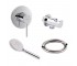 Змішувач з душовим набором QTAP SPRING QTSPRCRM 010145451 QTSPRCRM 010145451
