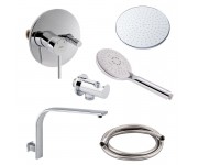 Комплект для душа QTAP SPRING QTSPRCRM010245452