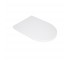 Сидіння для унітазу Qtap (Kolibri) 455×360×30 мм, White, з мікроліфтом Slim Duroplast, Quick Release QTST179W49488 QTAP  QTST179W49488 QTST179W49488