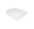 Сиденье для унитаза Qtap (Kolibri) 455×360×30 мм, White, с микролифтом Slim Duroplast, Quick Release QTST179W49488  QTST179W4948