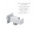 Комплект для душа Qtap Stenava Chrome: смеситель QTST6245102DC + лейки (QTRUC125CRM45954,QTHLA107CRM45784) + шланг QTHADPVC200C 
