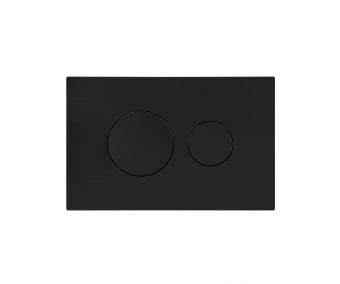 Клавіша змиву Qtap Standard 152x236x28 мм, Matt Black, кругла QTSTD164BLM49470  QTAP QTSTD164BLM49470