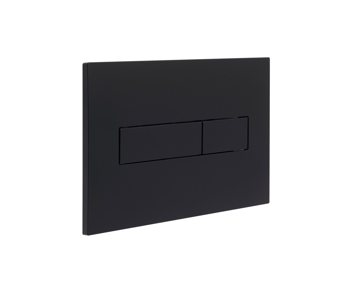 Клавиша смыва Qtap Standard 152x236x28 мм, Matt Black, линейная QTSTD164BLM49473  QTSTD164BLM49473:Фото 2