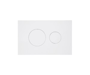 Клавіша змиву Qtap Standard 152x236x28 мм, White, кругла QTSTD164W49468 QTAP  QTSTD164W49468